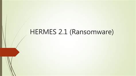 hermes ransomware|what is hermes malware.